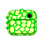Фотоаппарат моментальной печати Lumicam Printy Lumicube DK04 Green Dino
